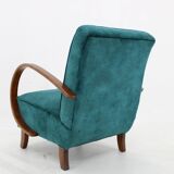 1950s Jindrich Halabala Restored Armchair, Czechoslovakia