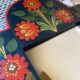 Miroir florale vintage