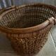 Panier en osier vintage