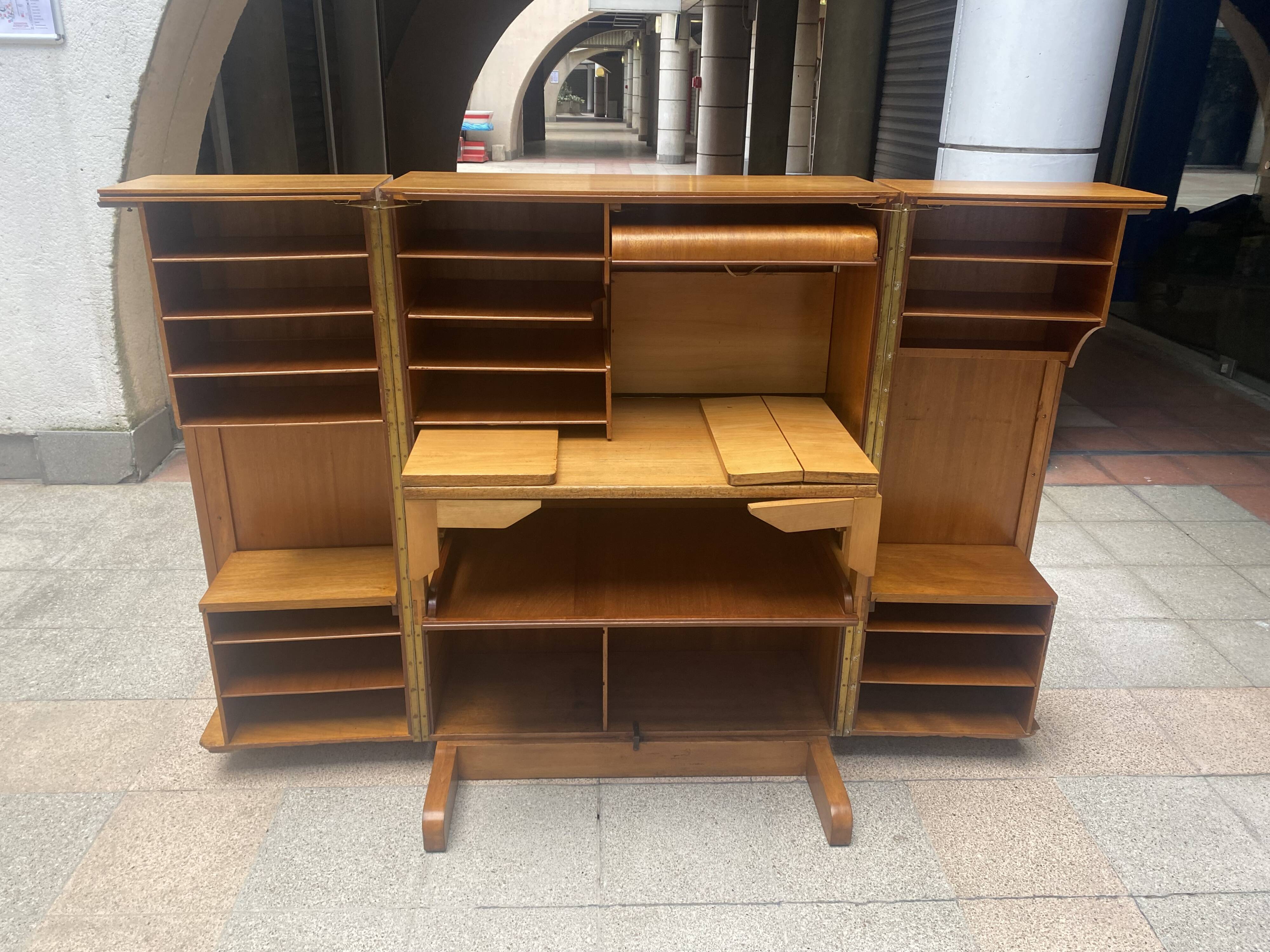 Mahogany cabin desk - 1930s/40s