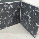 Coffee table design 80s vintage marble glass