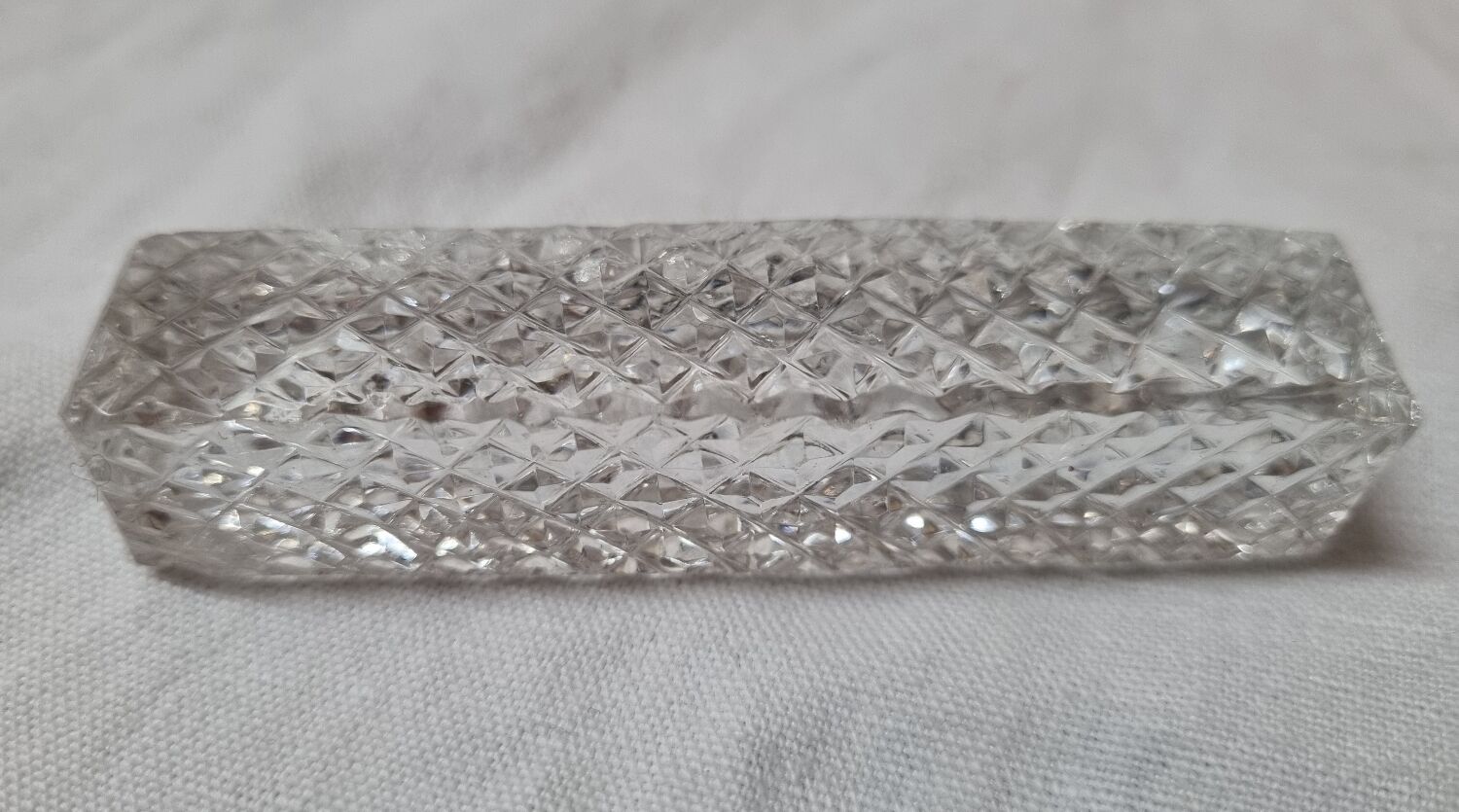 Crystal knife holder, 1970