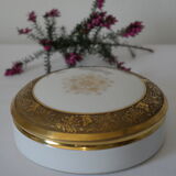 Limoges porcelain round box