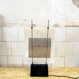 Murano metal and Murano glass table lamp by Alox Italia Anni '80