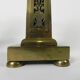 Set of 2 brass Art Nouveau candlesticks, circa 1910