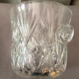 Crystal champagne bucket from st louis modele chantilly