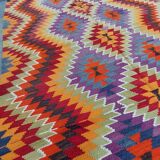 Turkish kilim rug,235x159 cm,MYK-1623