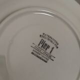 Lot de 4 assiettes à dessert en faïence peintes à la main – Pier 1 – Italie