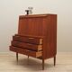 Teak secretary, Danish design, 1960s, Erling Torvits, Klim Møbelfabrik