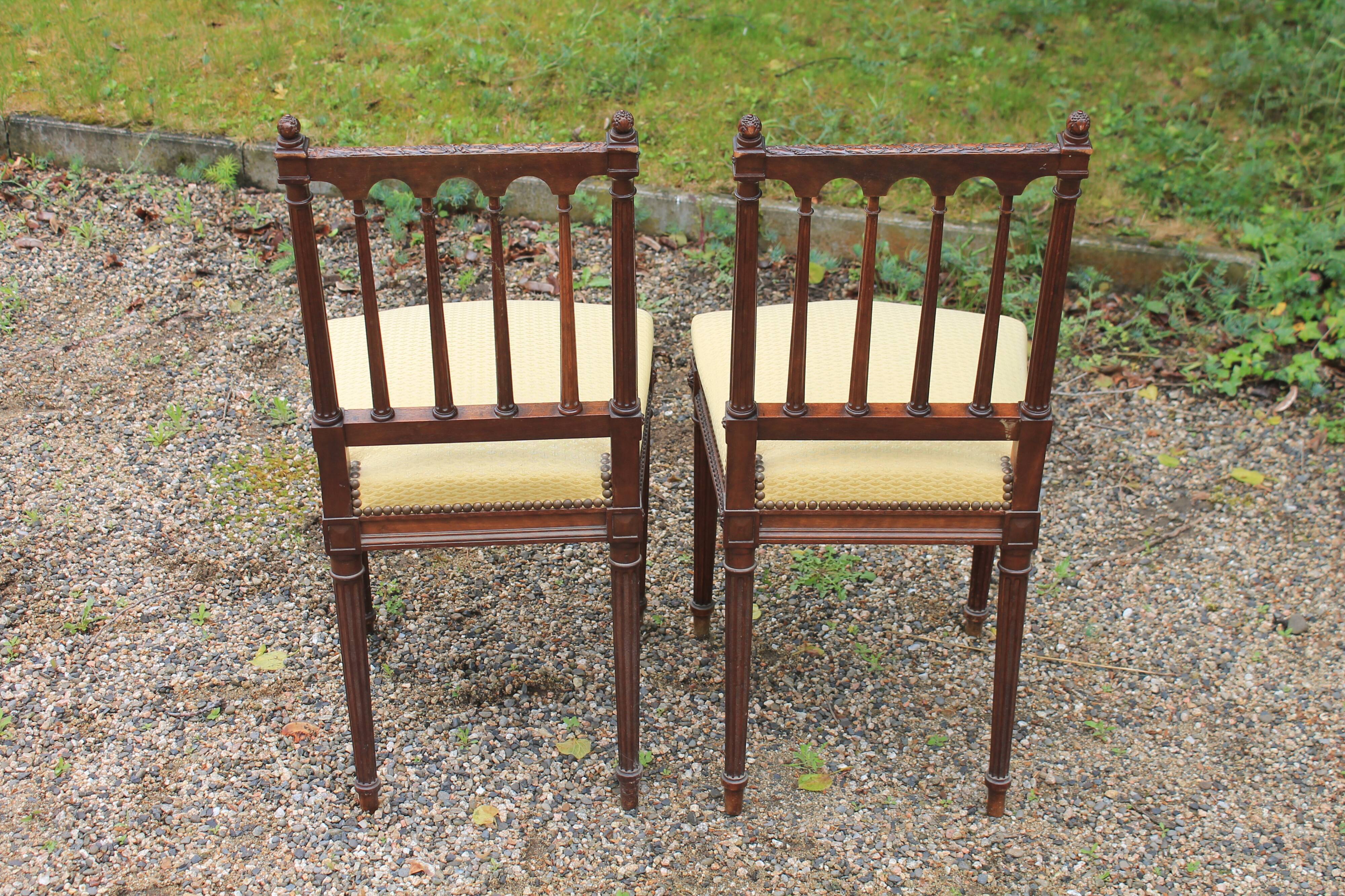 Pair of Napoleon III chairs