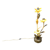 Maison Jansen lotus floor lamp, 1970s