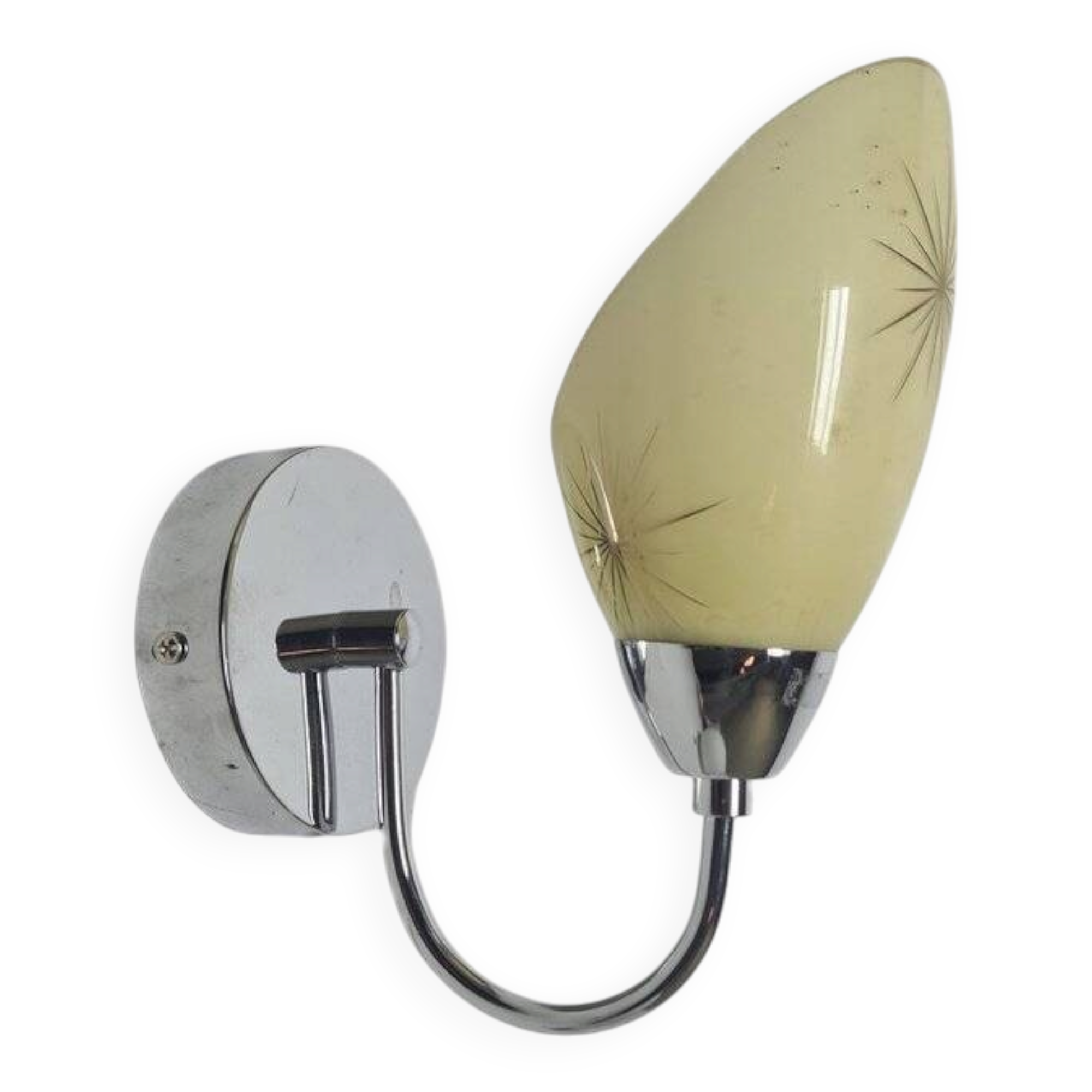 Pop art style wall lamp, Poland, 1960s