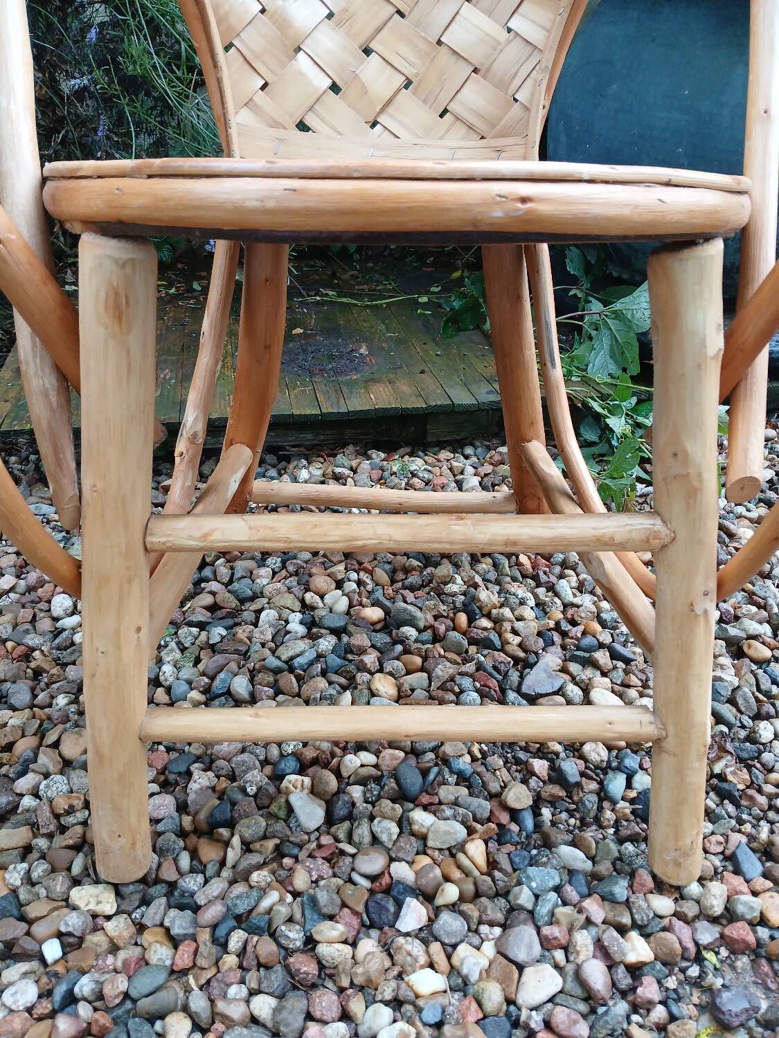 Chestnut armchair, 1960