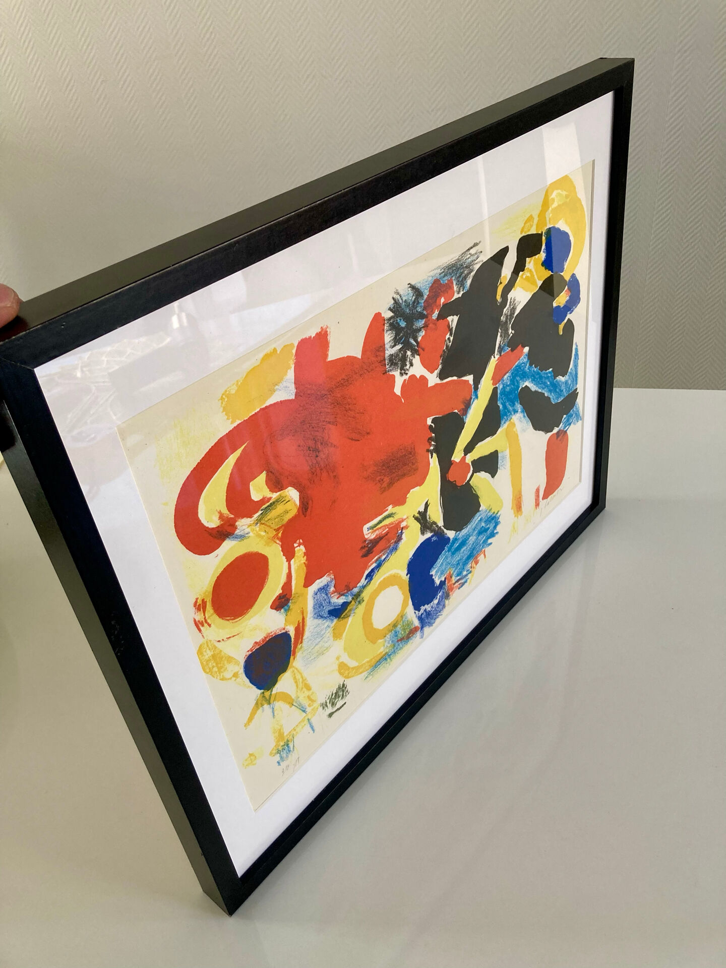 Numbered lithograph 19/20 and signed by Ger Lataster - Circa 1956