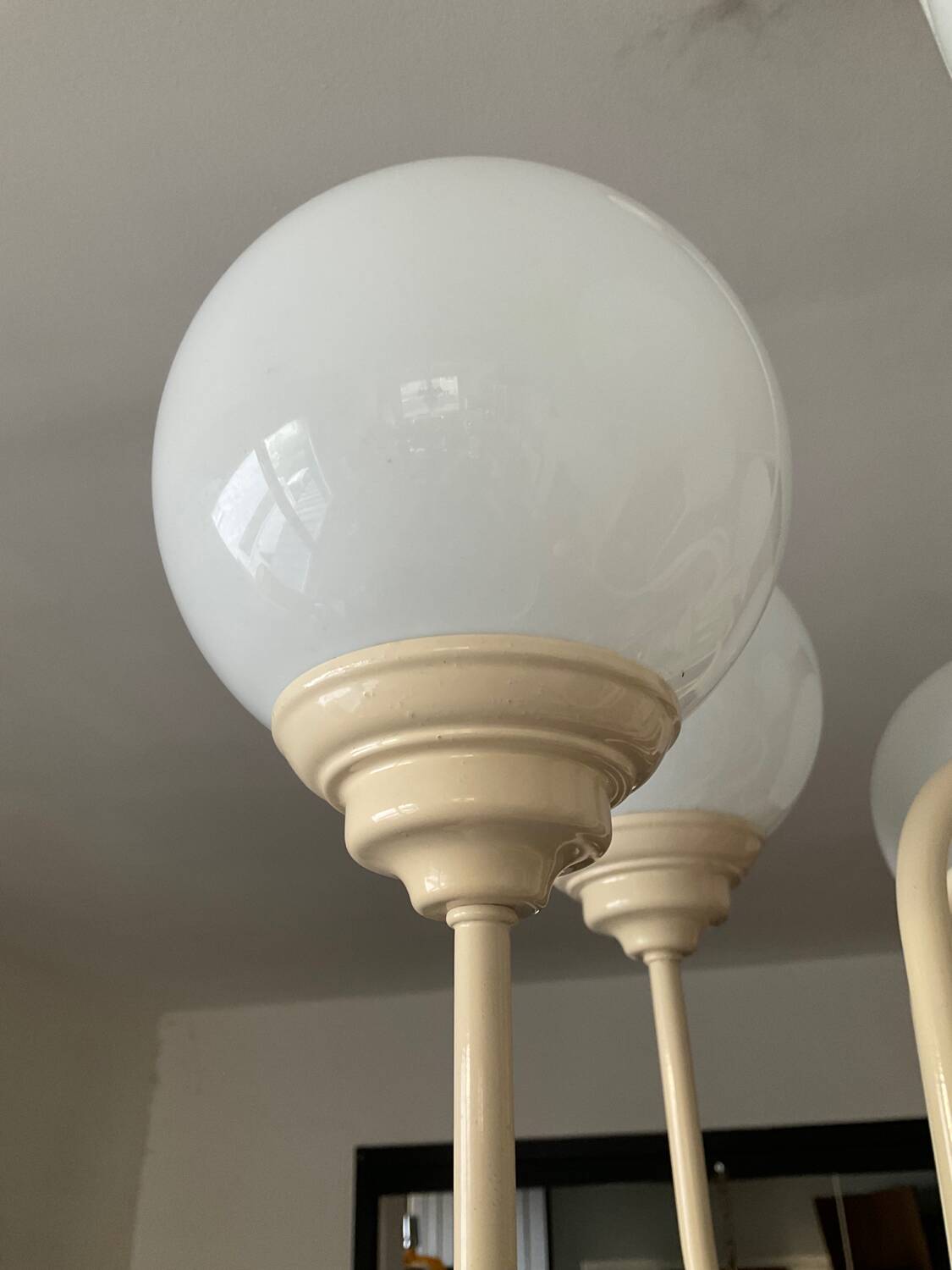 Lustre spoutnik Kaiser Leuchten, années 80