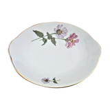 Round eared serving dish fine bohemian porcelain carlsbad floral décor