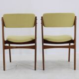 1960s Erik Buch Set of Six Restored Teak Dining Chairs, Denmark