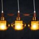 Glass Pendant Lamp by Carl Fagerlund, 1961