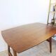 Danish high table in walnut, recently made.
