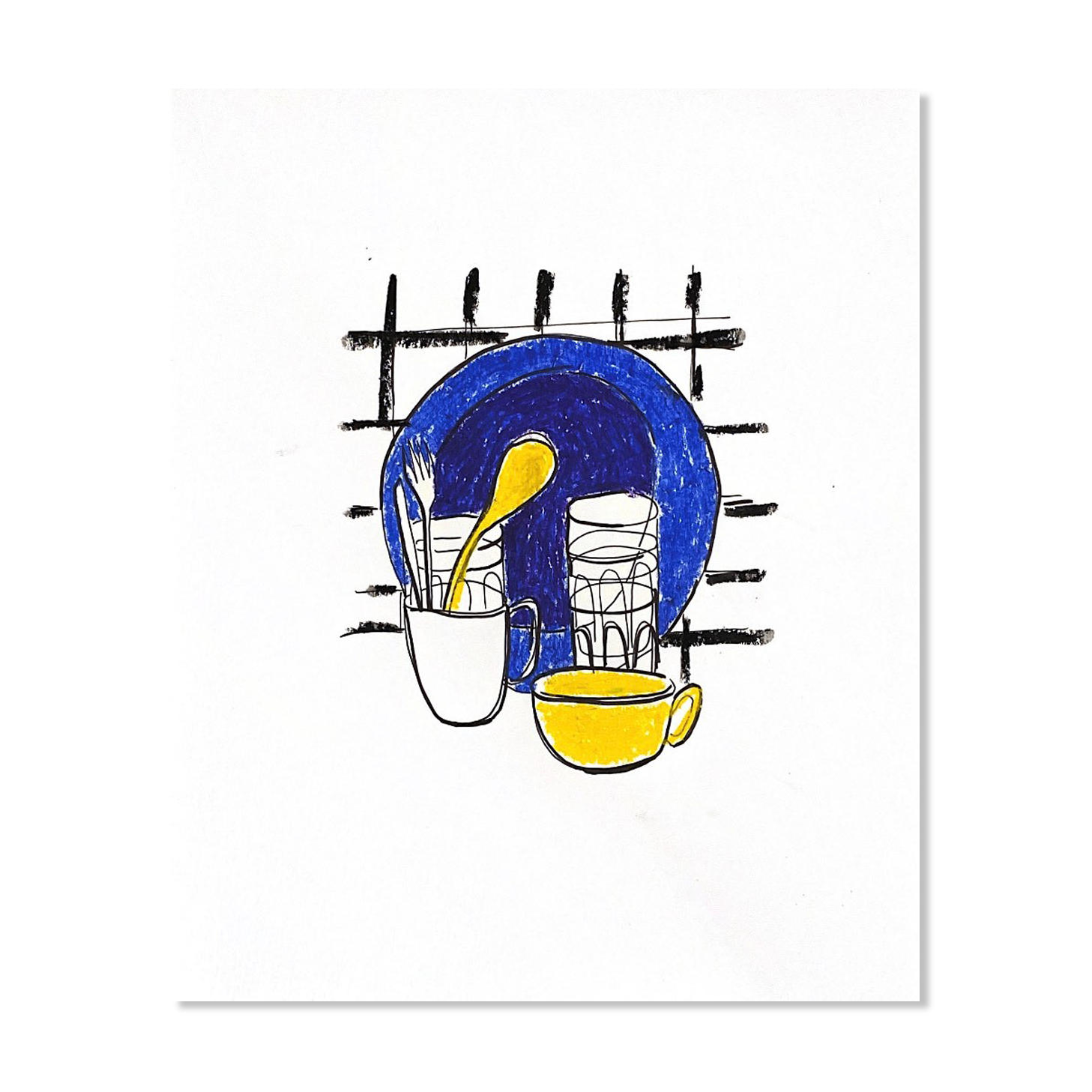 Illustration "stuffing" - A4