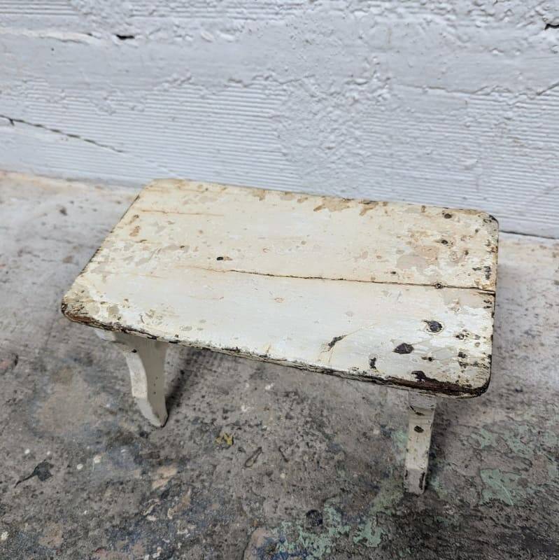 Small wooden stool / footrest