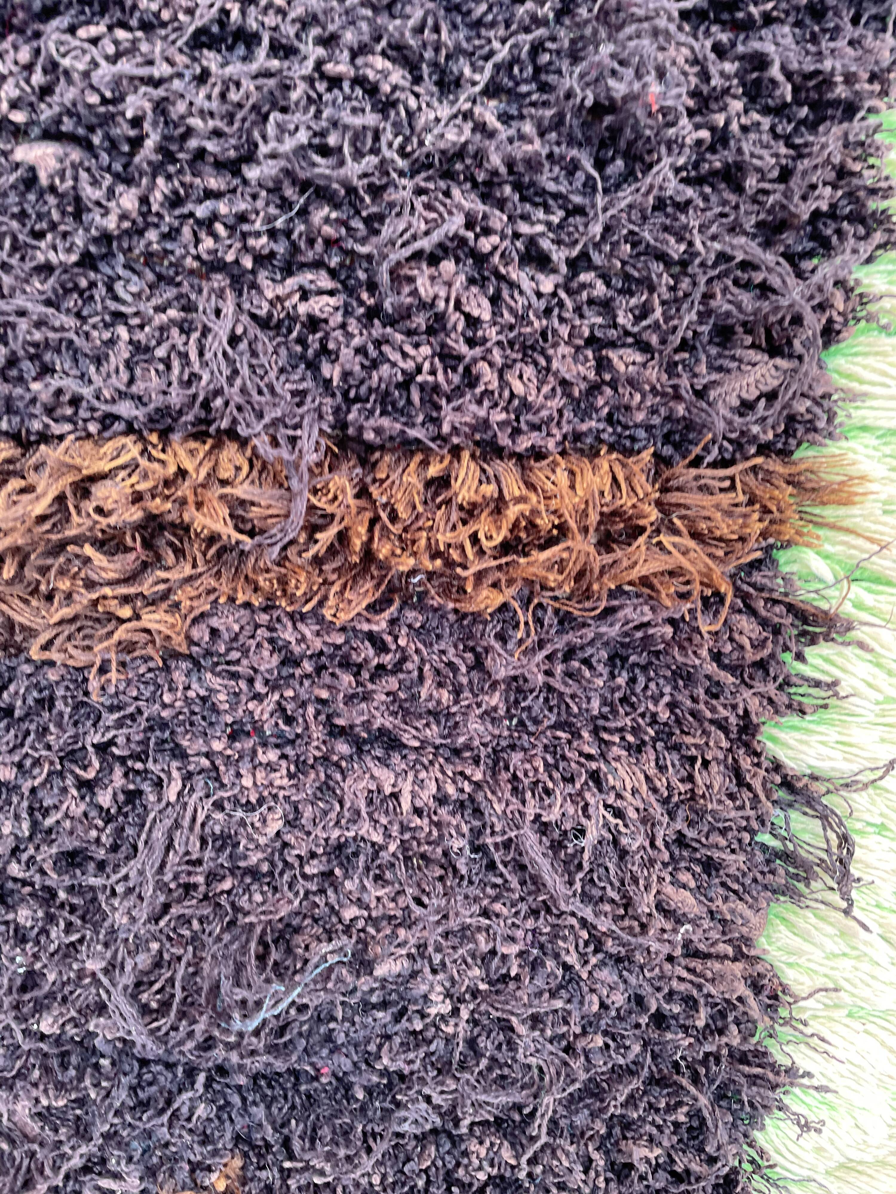 Berber carpet boucherouite