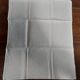 Pair of antique cotton damask napkins with AC monogram