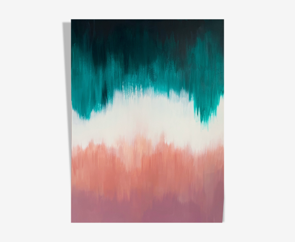 Hunting High and Low - Toile d'art abstrait originale
