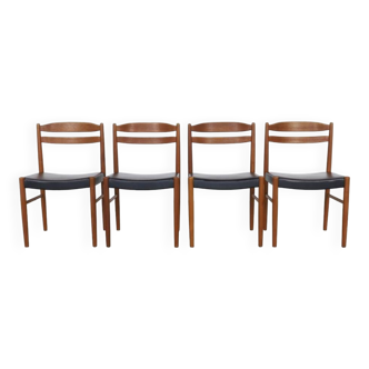 4 chaises de Salle à Manger par Carl Ekström pour Albin Johansson & Söner, 1960