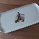 Cake dish platter in Salins earthenware