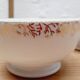 Set 4 bols porcelaine oiseaux de paradis