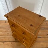 Mini vintage chest of drawers for children's room
