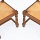 6 chaises paillées