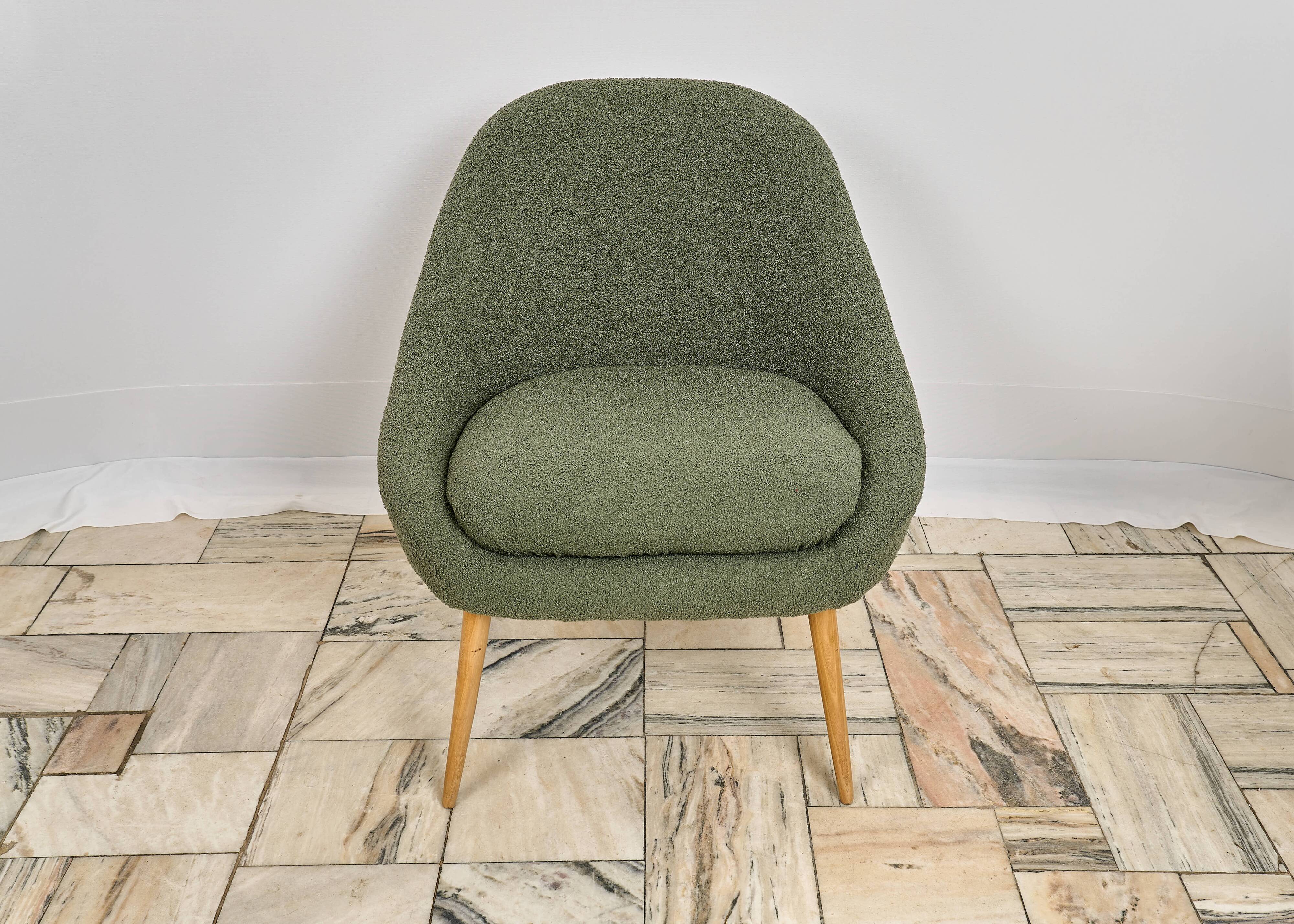 Fauteuil club Tchécoslovaquie années 1960. VINTAGE