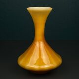 Vintage Murano Yellow Vase, Italy 1970s