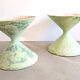 Pair of Eternit planters Diabolo design Anton Bee assisté de Guhl, Eternit