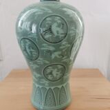 Vase coreen céladon milieu XXe