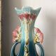 Art Nouveau slipware vase 21 cm
