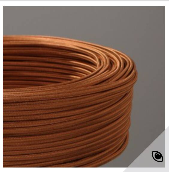 Terracotta lamp, 2M fabric cable, jute lampshade