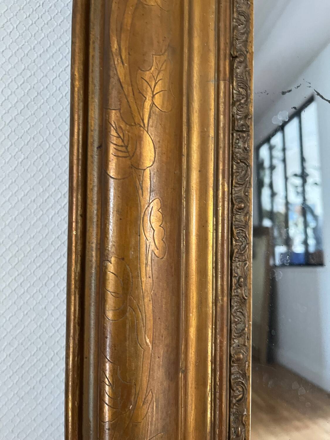 Miroir d’époque Louis Philippe 19ieme siècle