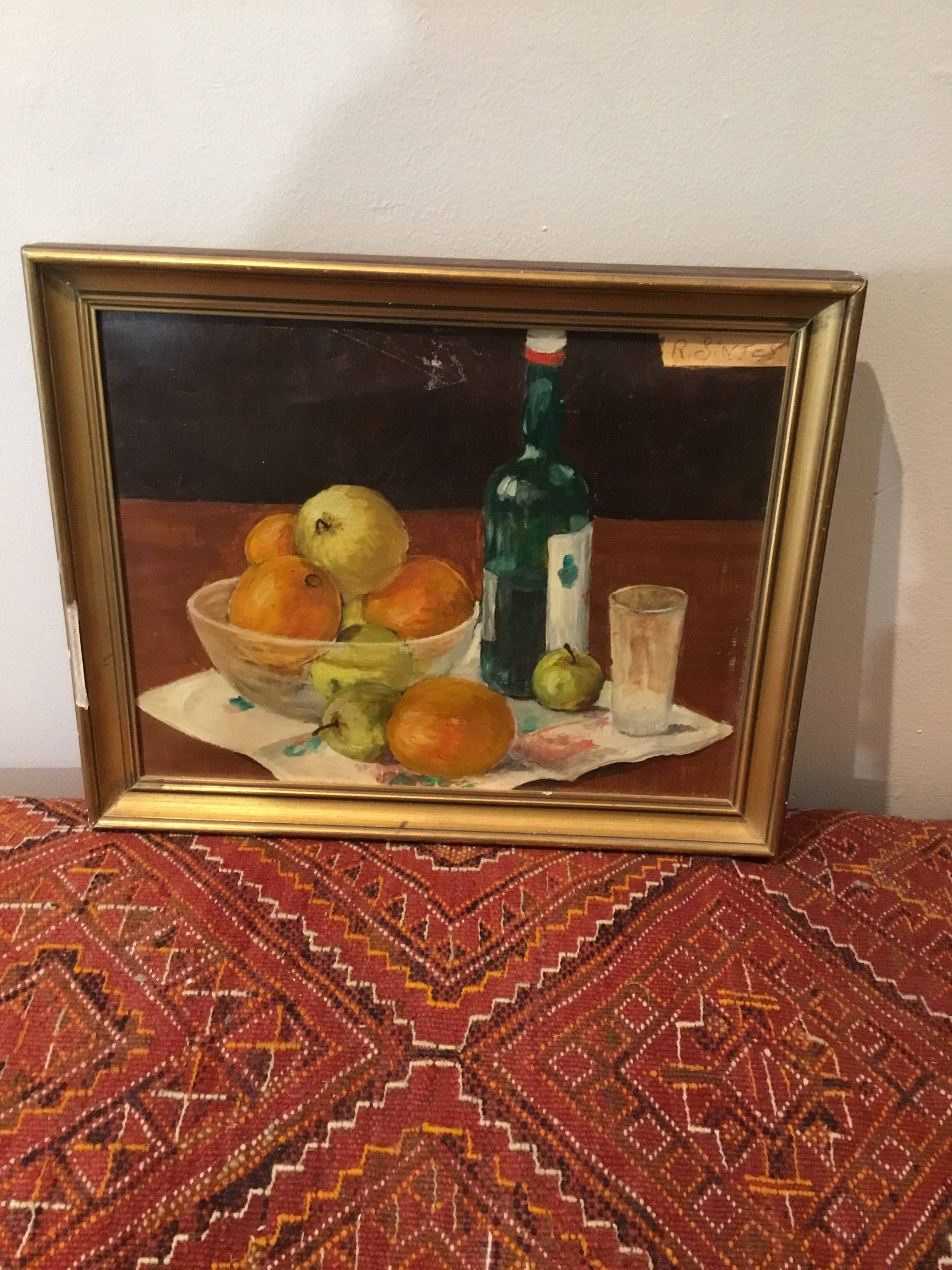 Oil painting by R. Sintes