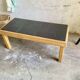 Vintage Maison Regain coffee table in solid elm – 1970s – Top