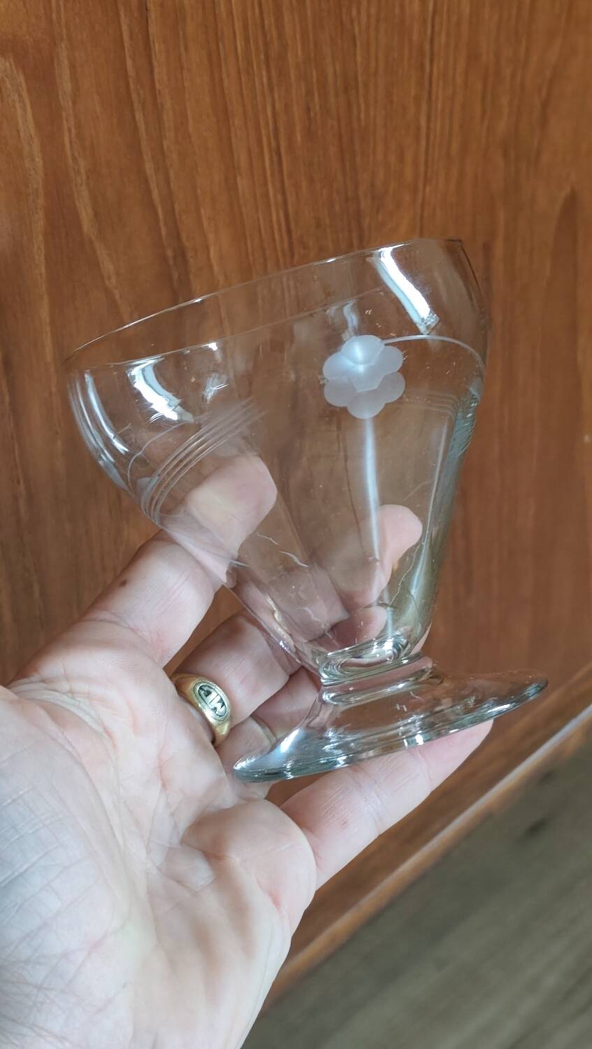 Service 14 pièces verres art déco