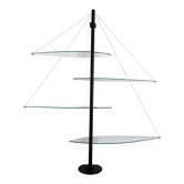 Italian Vintage Shelf Fiordiluna by Tobia Scarpa for Goppion, 1950s