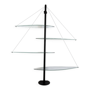 Italian Vintage Shelf Fiordiluna by Tobia Scarpa for Goppion, 1950s