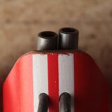 Jouet en bois E Racer Hape formule 1 en bambou rouge