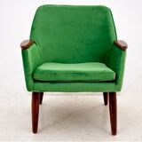 Green armchair, Denmark, 1960s