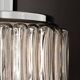 Large glass cascade chandelier designed for Staff Leuchten, Germany, 1970s.