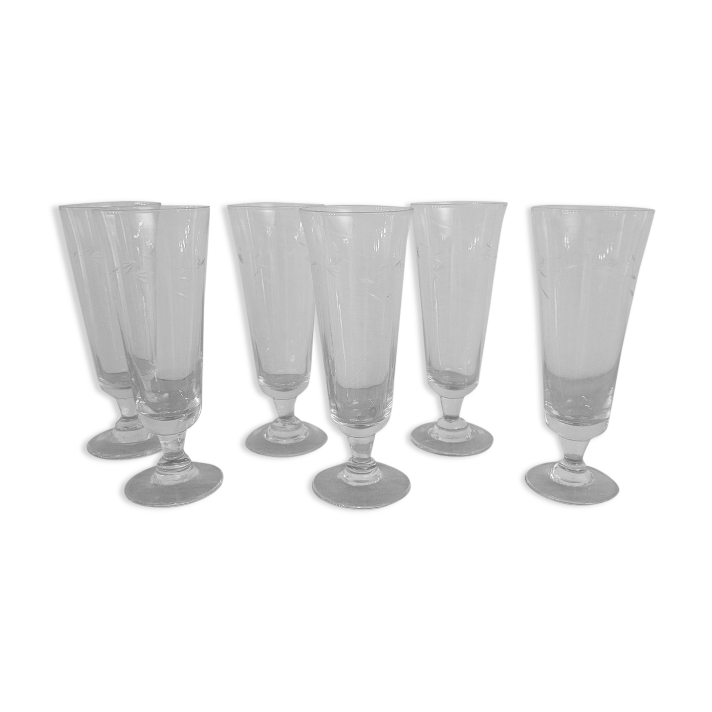 Glass flutes 50's