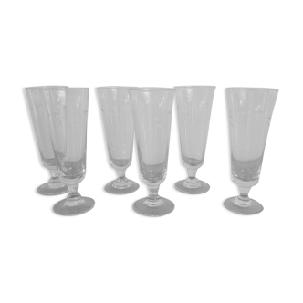 Glass flutes 50's